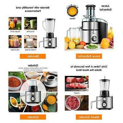 5in1 Multifunction Extractor Juicer Grinder Chopper Food Processor